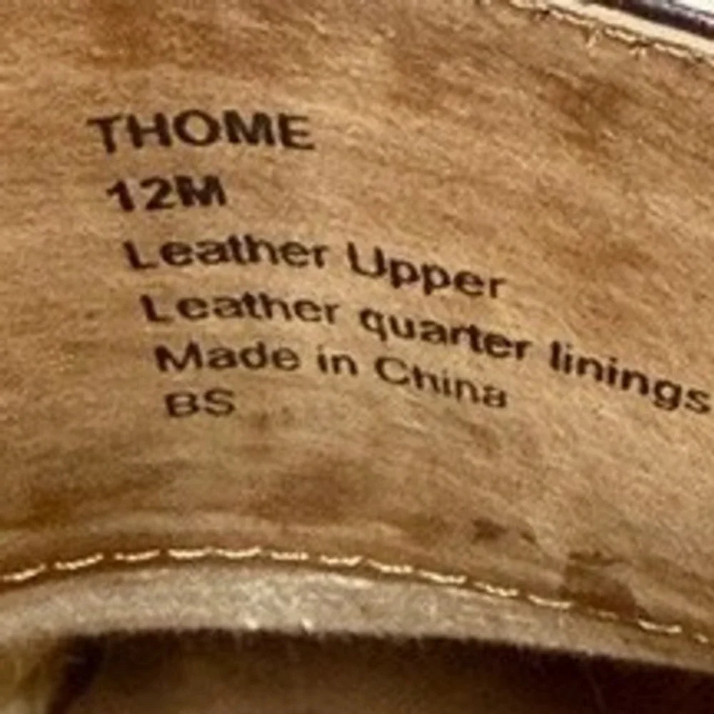 Marco Vici Mens Black Leather Thome Loafer Dress‎ Shoes Size 12M